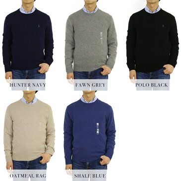 ポロ ラルフローレン ウール100% クルーネック セーター POLO Ralph Lauren Men's Italian-Yarn Wool Crew-Neck Sweater US