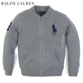 ポロ ラルフローレン ボーイズ ビッグポニー セータージャケット POLO Ralph Lauren Boy's "BIGPONY" Zip Cotton Sweater