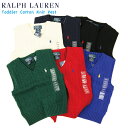 (TODDLER) Ralph Lauren Boy 039 s(2-4) Cotton V-neck Sweater Vest ラルフローレン ボーイズ ニットベスト