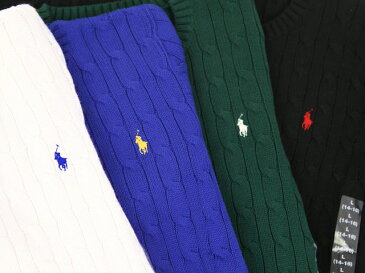 (SCHOOL) Ralph Lauren Boy's Cotton Crew Sweater ラルフローレン ボーイズ クルーネックセーター 売れ筋