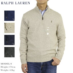 ラルフローレン ポロ ラルフローレン メンズ コットン ハーフジップ セーター POLO Ralph Lauren Men's Cotton Rag Half-Zip Sweater US