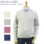 Ralph Lauren Men's Silk Cable V-Neck Sweater US ݥ ե 륯Vͥåפ򸫤