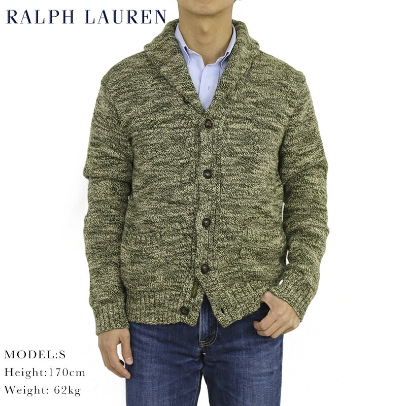 ポロ ラルフローレン ショールカラー カーディガン POLO Ralph Lauren Men's Cotton Rag Shawl Collar Cardigan US