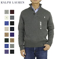 Ralph Lauren Men’s Cotton Mockneck Sweater US ポロ ラルフローレン コットンのハイネックセーター