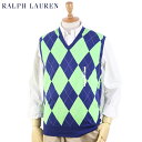 Ralph Lauren Men's Argyle Knit Vest US ポロ 