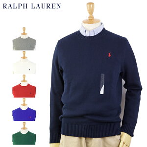 Ralph Lauren Men’s Cotton Crew Sweater US ポロ ラルフローレン コットンのクルーネックセーター