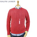 Ralph Lauren Men's Cotton Cable Sweater US ポロ ラルフローレン ケーブルコットン クルーネック セーター