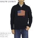 Ralph Lauren Boy 039 s Flag 1/2 Zip Sweater ラルフローレン ボーイズ 国旗柄ニット ハーフジップセーター