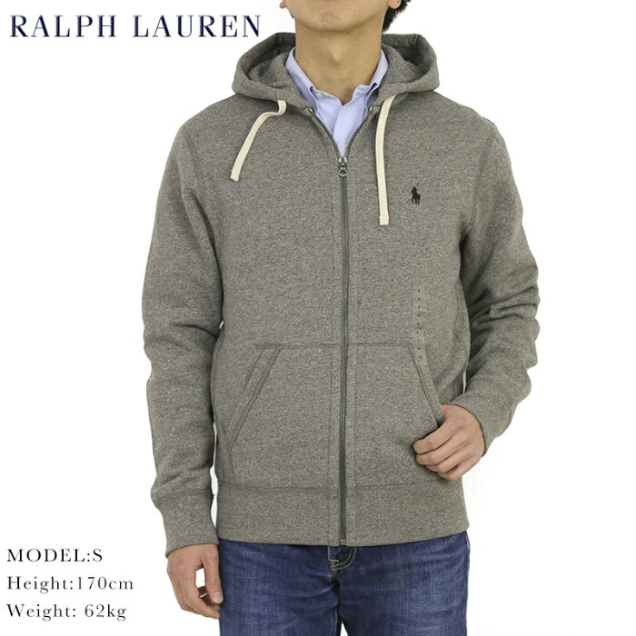 ポロ ラルフローレン ジップアップスウェットパーカー ワンポイント フーディー POLO Ralph Lauren Men's Cotton-Blend-Fleece Hoodie US 無地 売れ筋