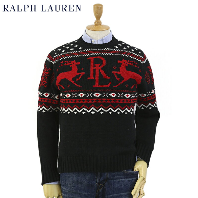 Ralph Lauren Men's Nordic Cotton/Cashmere Crew Sweater US ポロ ラルフローレン コットン/カシミア クルーネックセーター