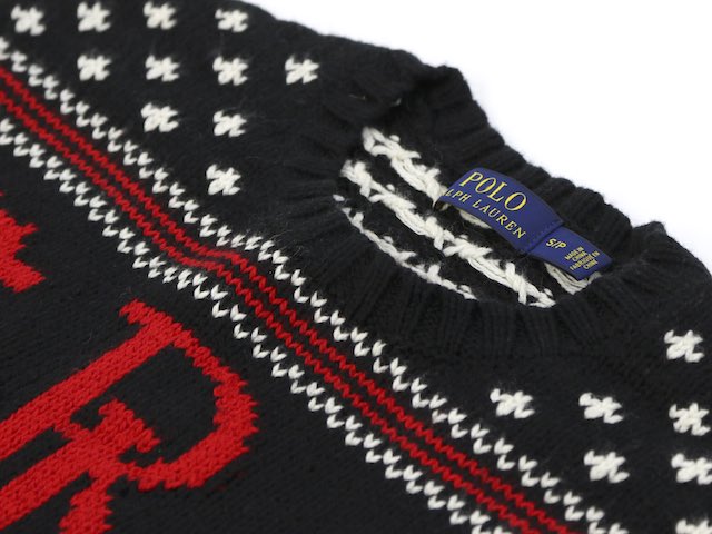 Ralph Lauren Men's Nordic Cotton/Cashmere Crew Sweater US ポロ ラルフローレン コットン/カシミア クルーネックセーター
