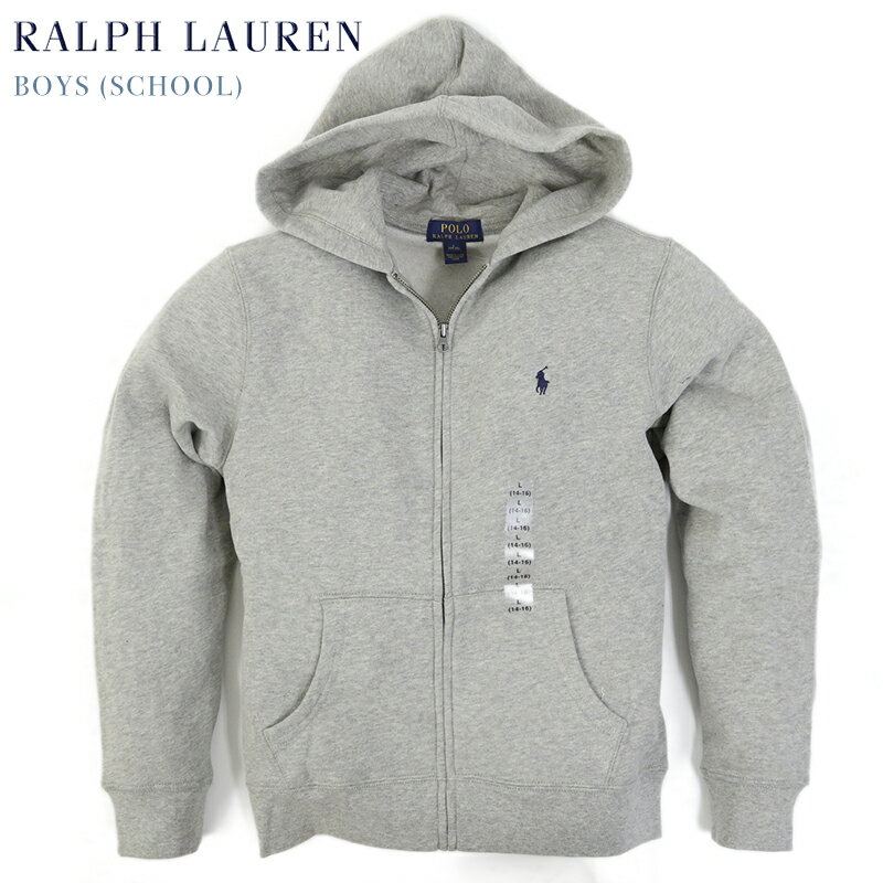 Ralph Lauren Boy's Fleece Zip Parka USラルフローレン ジップアップスウェットパーカー