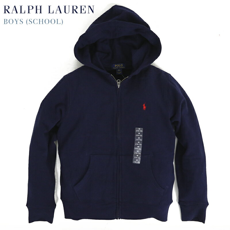 Ralph Lauren Boy's Fleece Zip Parka USラルフローレン ジップアップスウェットパーカー