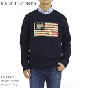 ポロ ラルフローレン フラッグ（アメリカ国旗）クルーネックカラー セーター POLO Ralph Lauren Men's "FLAG" Pullover Sweater US