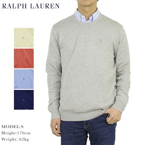 ポロ ラルフローレン コットン/カシミア クルーネックセーターPOLO Ralph Lauren Men’s Cotton/Cashmere Crew Sweater US