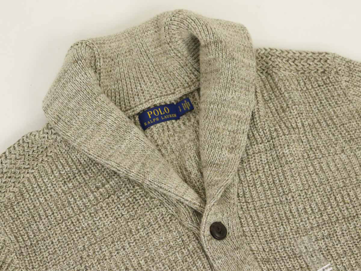 ポロ ラルフローレン ショールカラー カーディガン POLO Ralph Lauren Men's Cotton Rag Shawl Collar Cardigan US