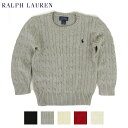 (TODDLER) Ralph Lauren Boy's(2-7) Cotton Crew Sweater ラルフローレン ボーイズ クルーネックセーター