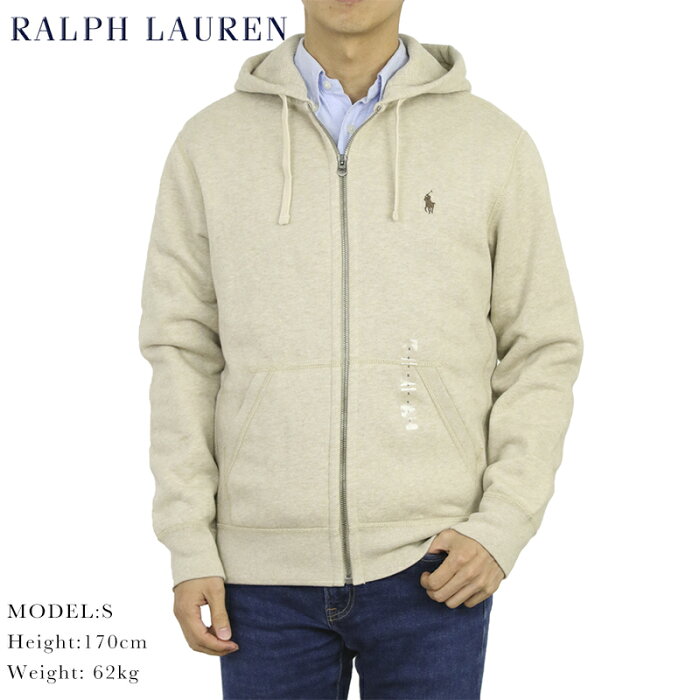 ポロ ラルフローレン ジップアップスウェットパーカー ワンポイント フーディー POLO Ralph Lauren Men's Cotton-Blend-Fleece Hoodie US 無地 売れ筋