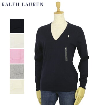 ポロ ラルフローレン レディース Vネック ピーマコットン セーター POLO Ralph Lauren Women's Pima Cotton V-Neck Sweater US