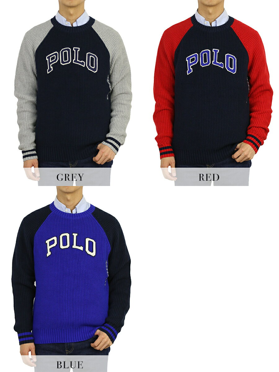 ポロ ラルフローレン ボーイズ コットン ニット ラグランスリーブ クルーネックセーター POLO Ralph Lauren Boy's 