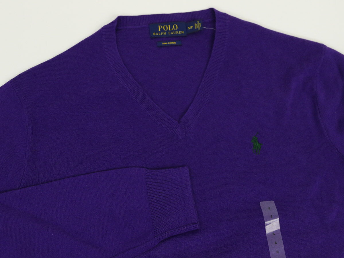 ポロ ラルフローレン Vネック メンズ コットン セーター POLO Ralph Lauren Men's 