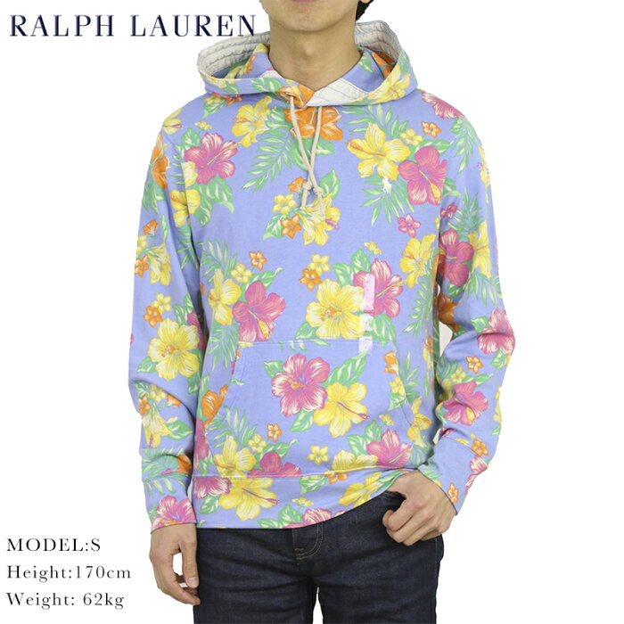 ポロ ラルフローレン ライトオンス アロハプリント スウェット パーカー POLO Ralph Lauren Men's PO Parka US