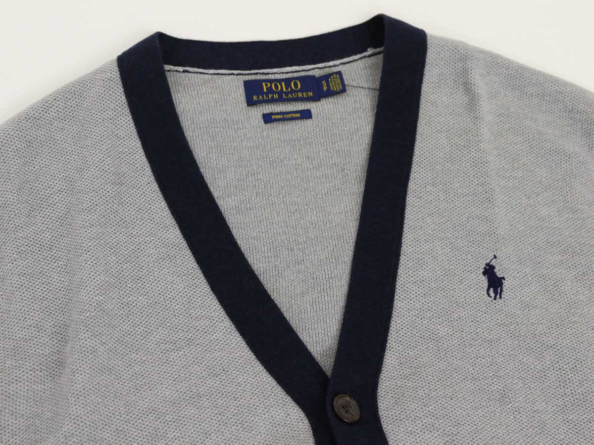 ポロ ラルフローレン メンズ ピーマ綿 カーディガン Polo Ralph Lauren Men's 