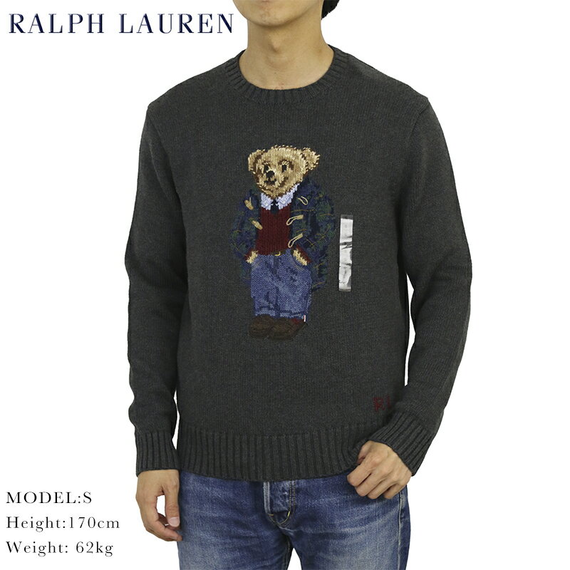 ラルフローレン ポロ ラルフローレン ポロベアー クルーネックセーター ダッフルコート ベア POLO Ralph Lauren Men's "POLO BEAR" Cotton Crew Sweater US