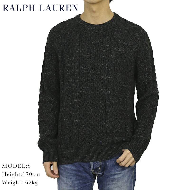 ラルフローレン ポロ ラルフローレン コットン ケーブルニット フィッシャーマンセーターPOLO Ralph Lauren Men's Vintage Cotton Fisherman Sweater US