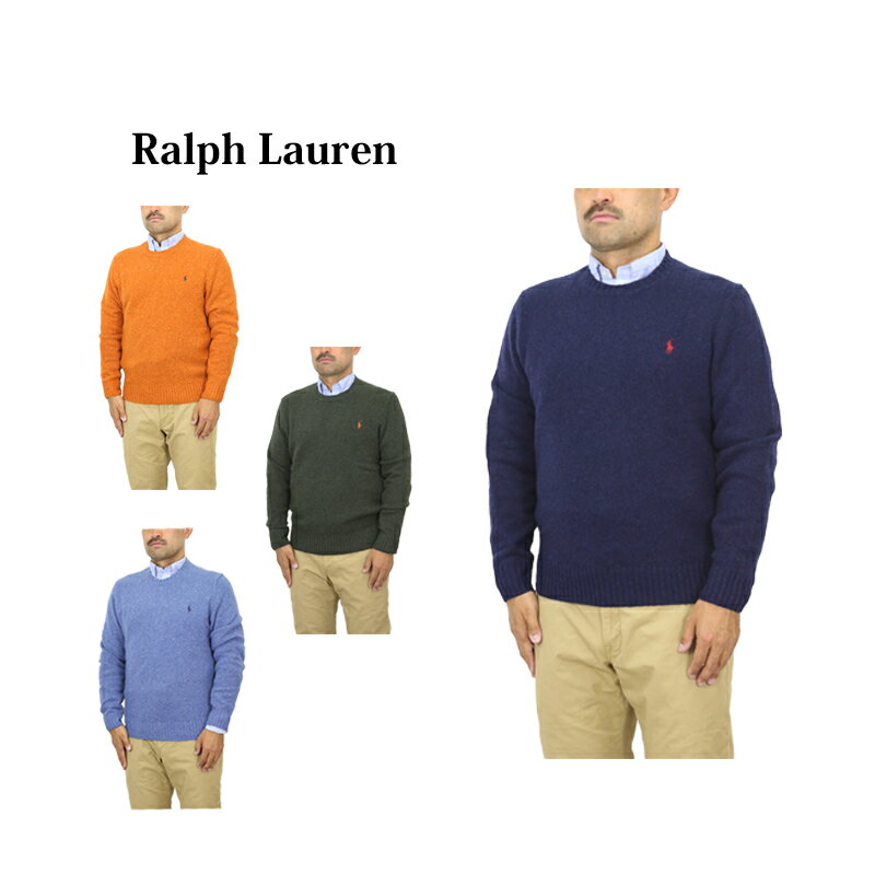 ラルフローレン ポロ ラルフローレン メンズ ウール ネップ クルーネック セーター POLO Ralph Lauren Men's Wool Nep Crew Sweater US