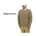 ポロ ラルフローレン メンズ ウール アランニット クルーネック ケーブル セーター POLO Ralph Lauren Men's Wool Aran Knit Crew Cable Sweater US