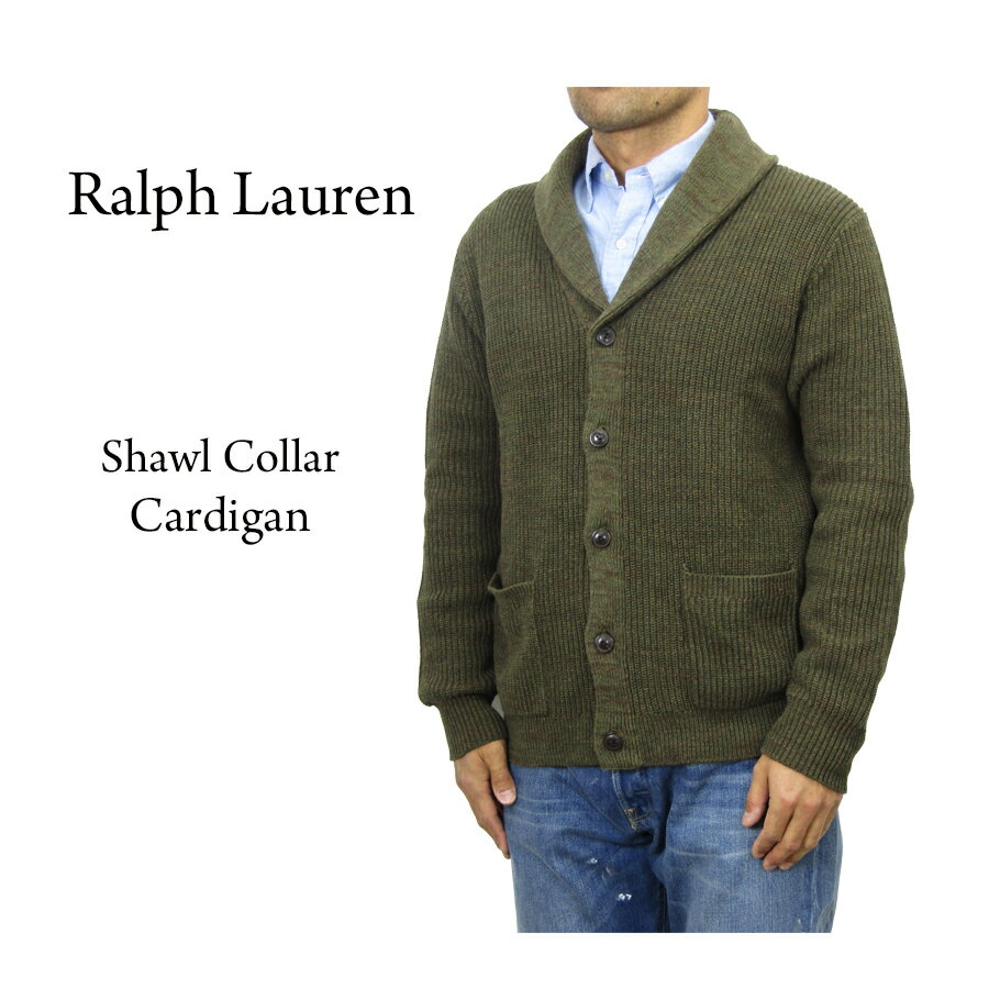 ポロ ラルフローレン メンズ ショールカラー カーディガン POLO Ralph Lauren Men's Cotton Rag Shawl Collar Cardigan US