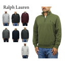 ポロ ラルフローレン メンズ ハーフジップ プルオーバー 無地 スウェットジャージ POLO Ralph Lauren Men's 1/2 Zip Pullover Jersey US その1