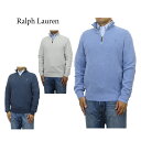 | t[ Y s[}Rbg ̎q n[tWbv Z[^[ POLO Ralph Lauren Men's Pima Cotton Mesh Half-zip Sweater US