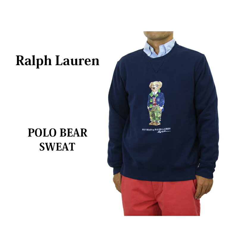 ポロ ラルフローレン ポロベアープリント クルーネック スウェット POLO Ralph Lauren Men's POLO BEAR Crew Neck Sweat US