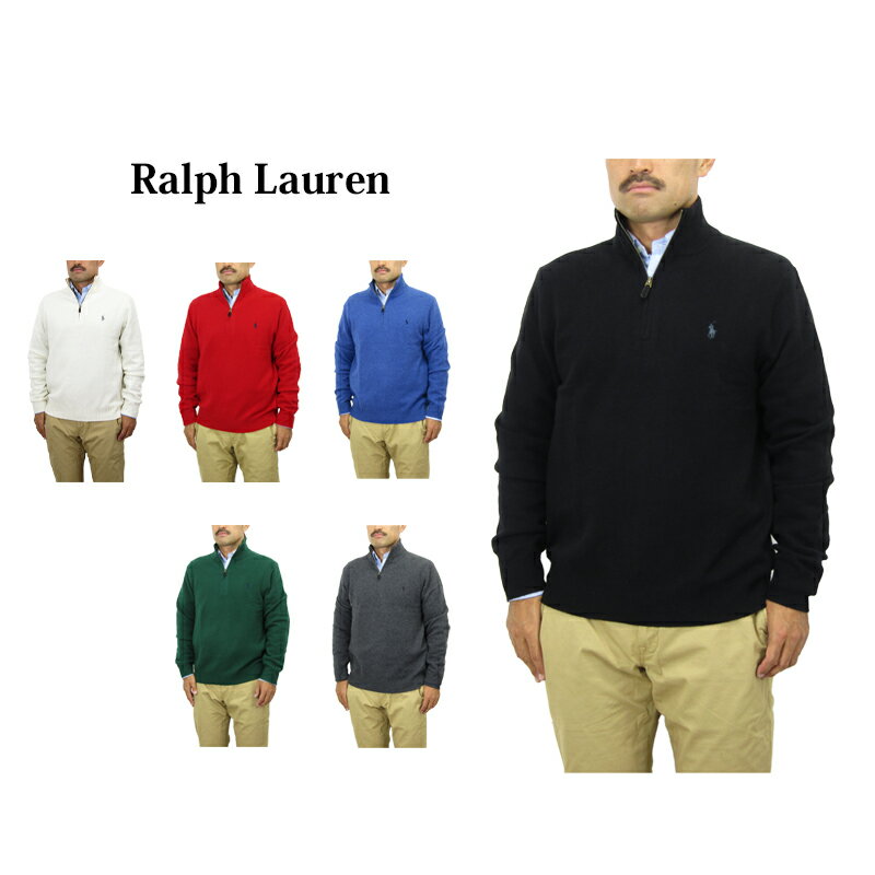 ポロ ラルフローレン メンズ ウール/カシミア ハーフジップ セーター POLO Ralph Lauren Men 039 s Wool/Cashmere Half-Zip Sweater