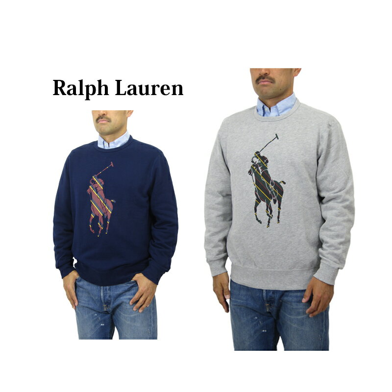 ラルフローレン ポロ ラルフローレン ビッグポニープリント クルーネック スウェット POLO Ralph Lauren Men's Big Pony Crew Neck Sweat US