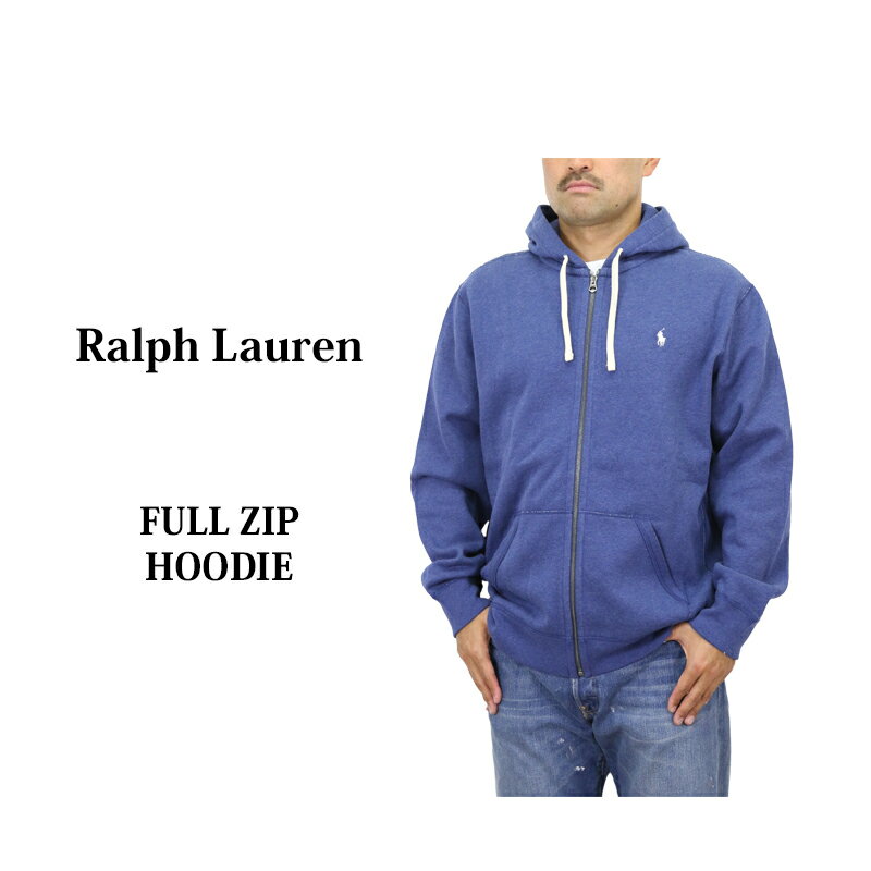 ポロ ラルフローレン メンズ ジップアップスウェットパーカー ワンポイント フーディー POLO Ralph Lauren Men's Cotton-Blend-Fleece Hoodie US 無地 売れ筋