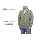 ポロ ラルフローレン メンズ ウール/カシミア ケーブルニット ショールカラー カーディガン POLO Ralph Lauren Men 039 s Wool/Cashmere Shawl Collar Cable Cardigan US