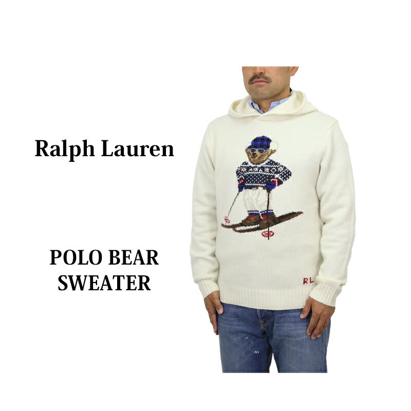 ラルフローレン ポロ ラルフローレン メンズ ウール/アルパカ ポロベアー フード付き セーター POLO Ralph Lauren Men's "POLO BEAR" WOOL/ALPACA Hooded Sweater US