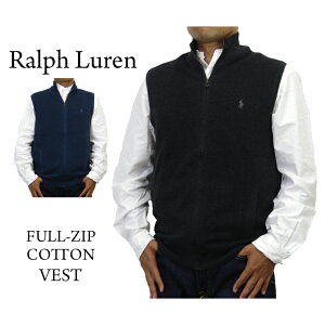 ポロ ラルフローレン ジップアップ コットン ニットベスト POLO Ralph Lauren Men's Zip Pima Cotton Mesh Knit Vest US