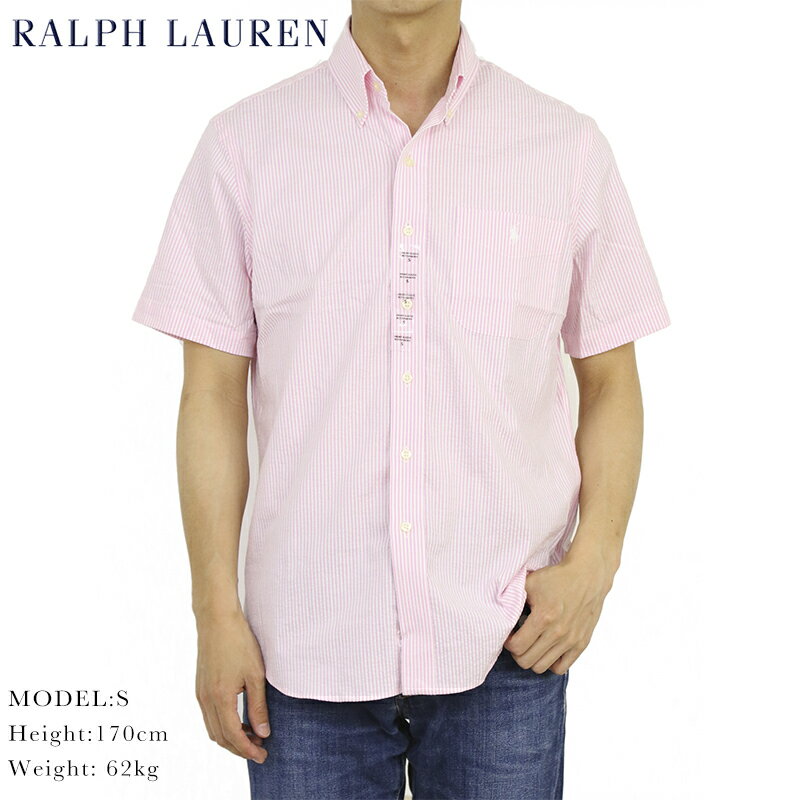 トップス, カジュアルシャツ  POLO Ralph Lauren SS Seersucker CLASSIC FIT Stretch B.D.Shirt