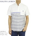 ポロ ラルフローレン クラシックフィット オックスフォード ボーダーボタンダウン 半袖シャツ Ralph Lauren S/S 