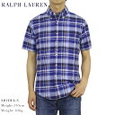 ポロ ラルフローレン スリムフィット ポニー刺繍 オックスフォード ボタンダウン 半袖シャツ POLO Ralph Lauren "SLIM FIT" OXFORD S/S B.D. Shirts US