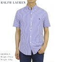 ポロ ラルフローレン シアサッカー ボタンダウン 半袖シャツ スリムフィット POLO Ralph Lauren S/S Seersucker SLIM FIT SEERSUCKER B.D.Shirt