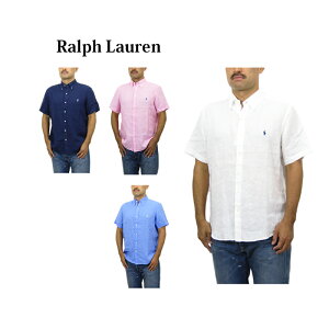 ݥ ե   ͥ ܥ Ⱦµġݥ 饷åեå POLO Ralph Lauren Men's CLASSIC FIT RL UNTUCKED FIT LINEN S/S B.D.Shirts US