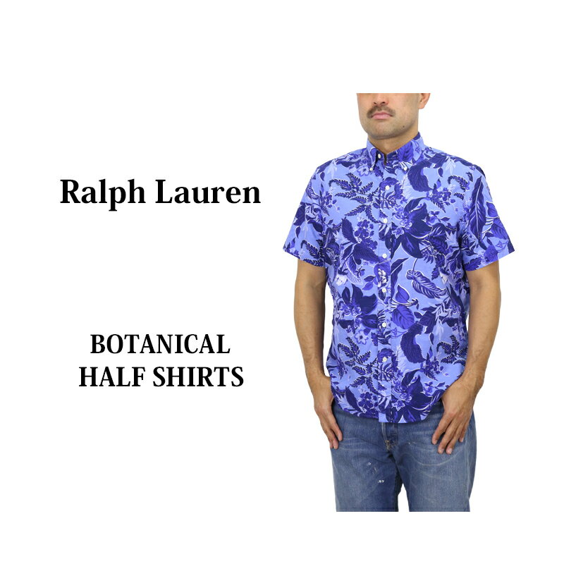 ポロ ラルフローレン オックスフォード ボタンダウン アロハ柄 半袖シャツ クラシックフィット POLO Ralph Lauren CLASSIC FIT S/S B.D.Shirts US