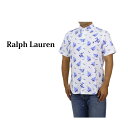 ポロ ラルフローレン メンズ クラシックフィット 総柄 ポロベアー ボタンダウン オックスフォード 半袖シャツ POLO Ralph Lauren Men 039 s CLASSIC FIT Polo Bear Multi Print S/S B.D. OXFORD Shirts US