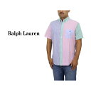 ポロ ラルフローレン メンズ ボタンダウン シアサッカー ストライプ 半袖シャツ ワンポイント ポニー刺繍 POLO Ralph Lauren Men 039 s RL UNTUCKED FIT S/S B.D.SEERSUCKER Shirts US (UPS)