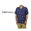 ラルフローレン ポロ ラルフローレン メンズ クラシックフィット マルチプリント 総柄 レーヨン 開襟 半袖シャツ POLO Ralph Lauren Men's CLASSIC FIT Multi Print Open Collar S/S Shirts US